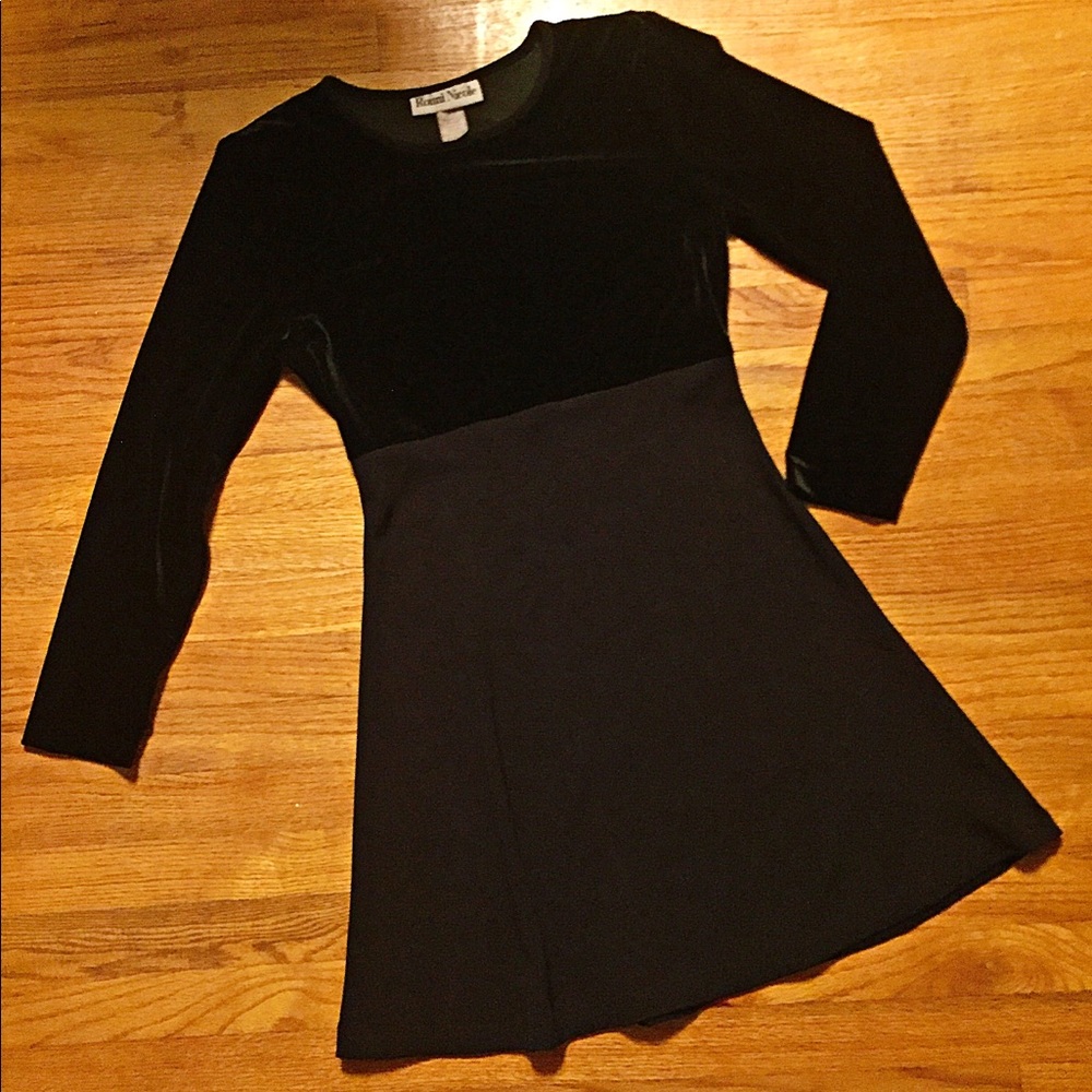 Vintage Velvet Skater Dress